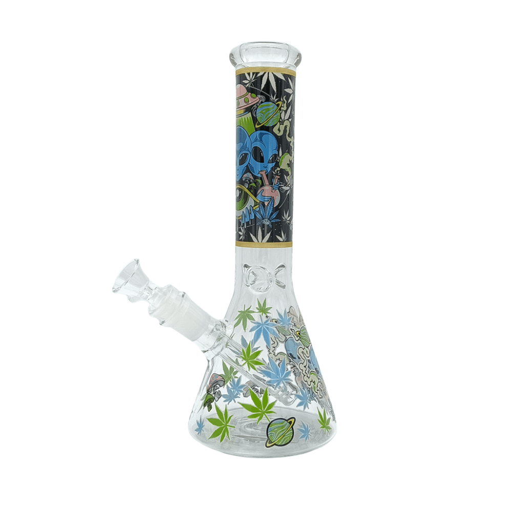 10” Alien Planet Art Beaker Bong