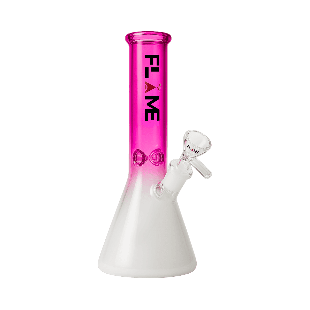 10" FLAME Fadeaway Beaker Bong - Pink
