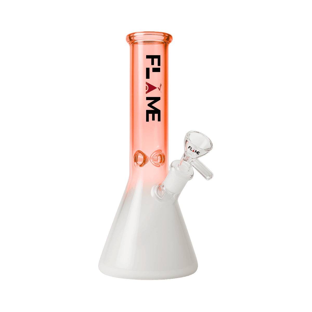 10" FLAME Fadeaway Beaker Bong - Red