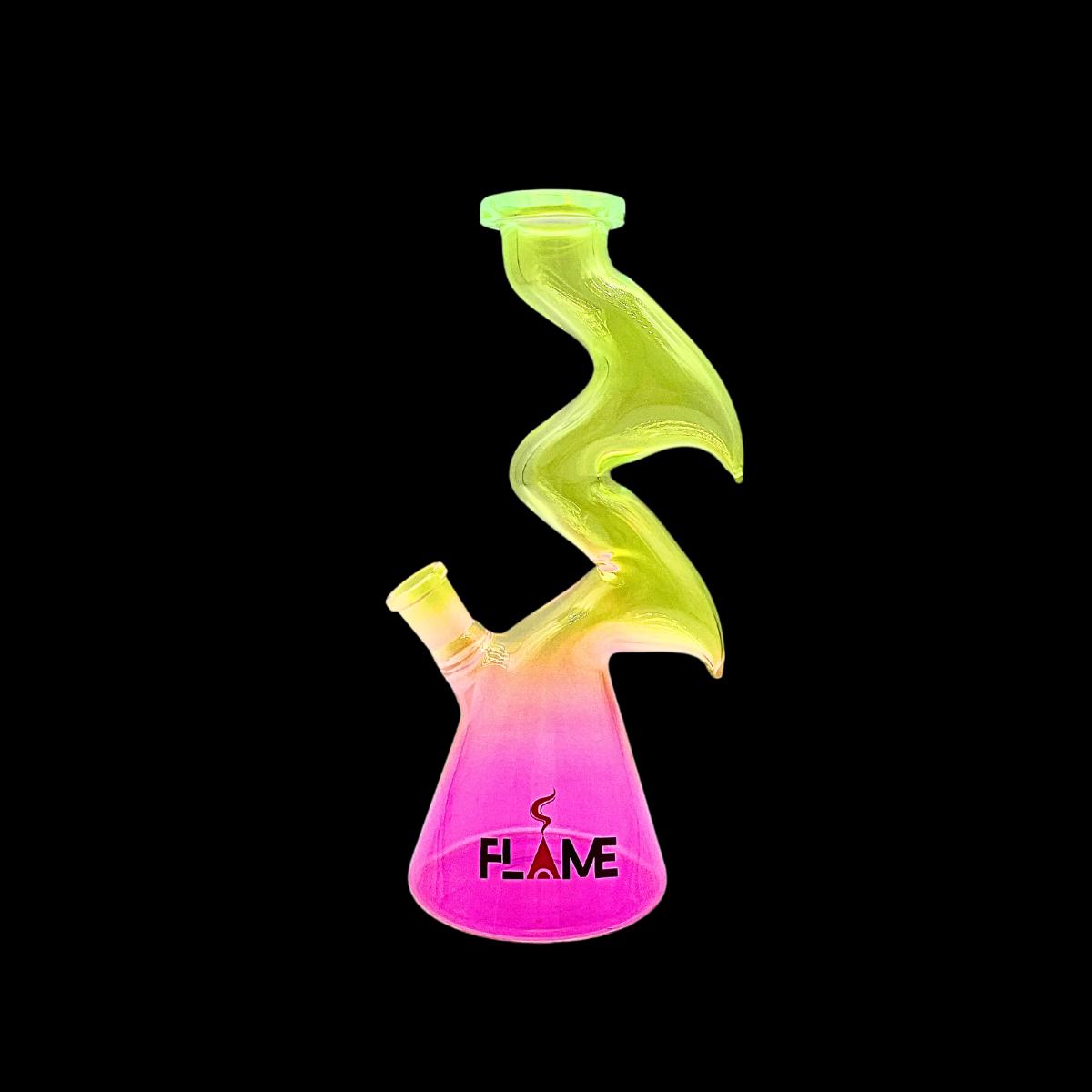 12” Green-Pink Gradient Zong Bong