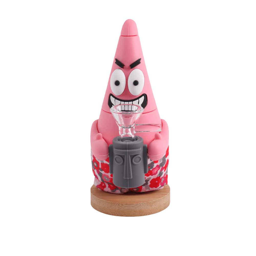 6" Starfish Silicone Bong with Moai Bowl