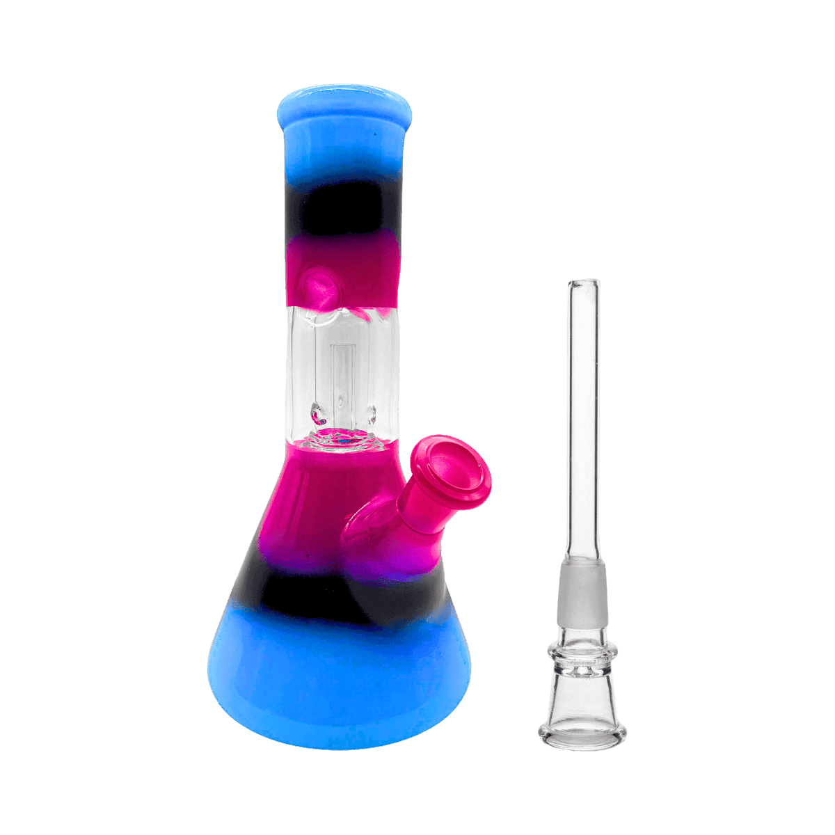 8" Dome Perc Bong - Sky Blue