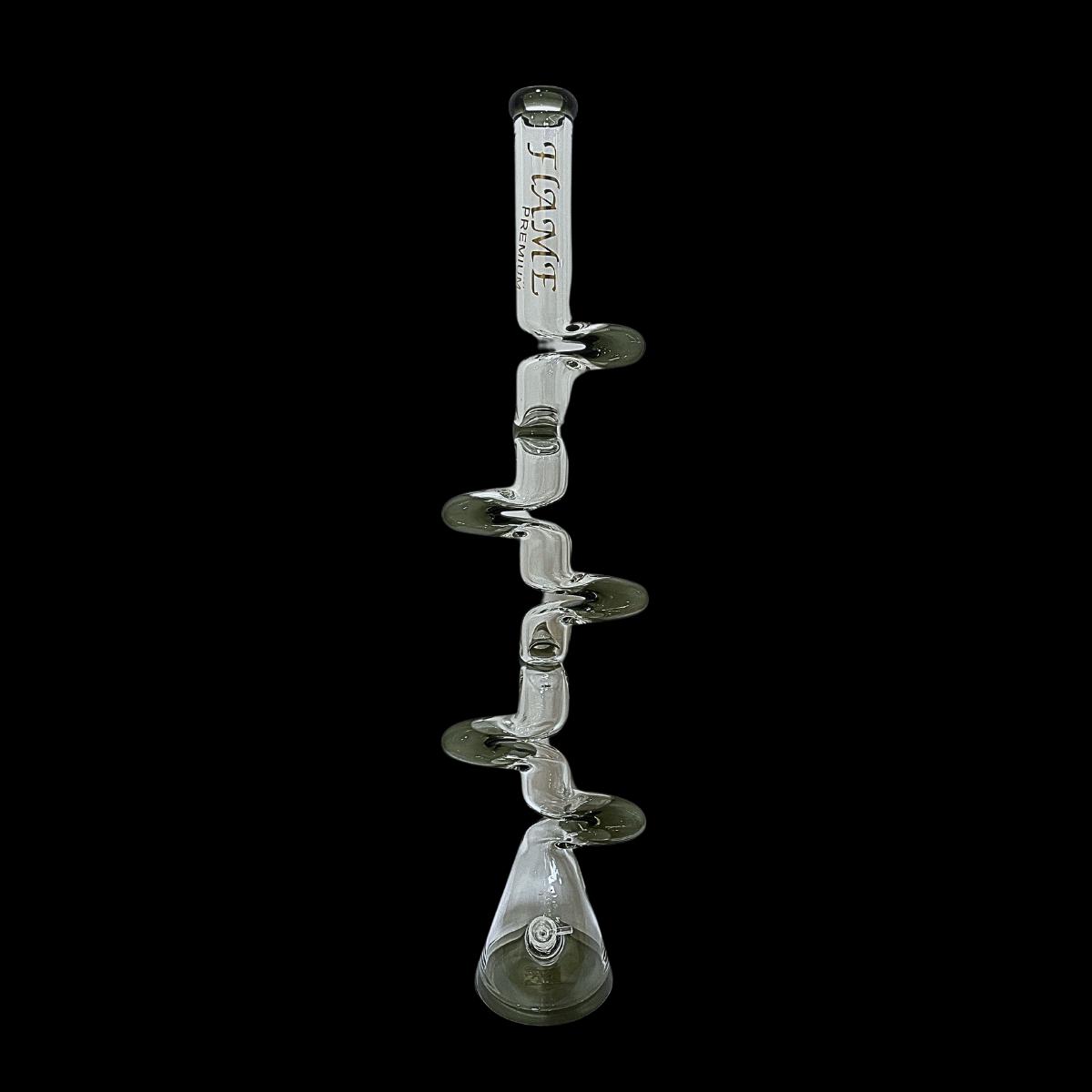 40” Tall Silver Black Zong Bong