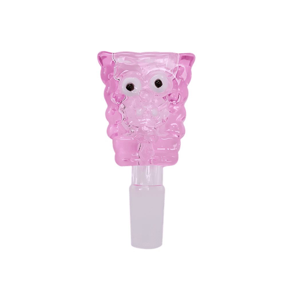14mm Sponge Character Glass Bowl - Pink