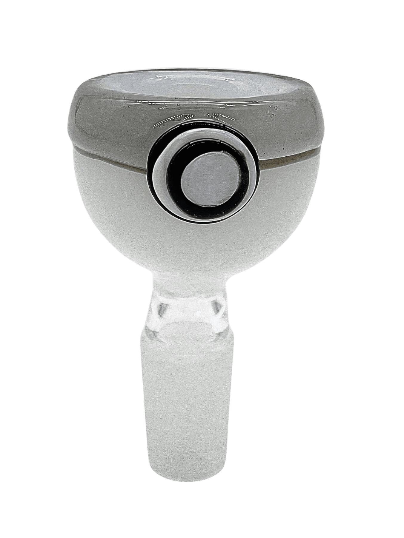 14mm Pokeball Glass Bowl - Black