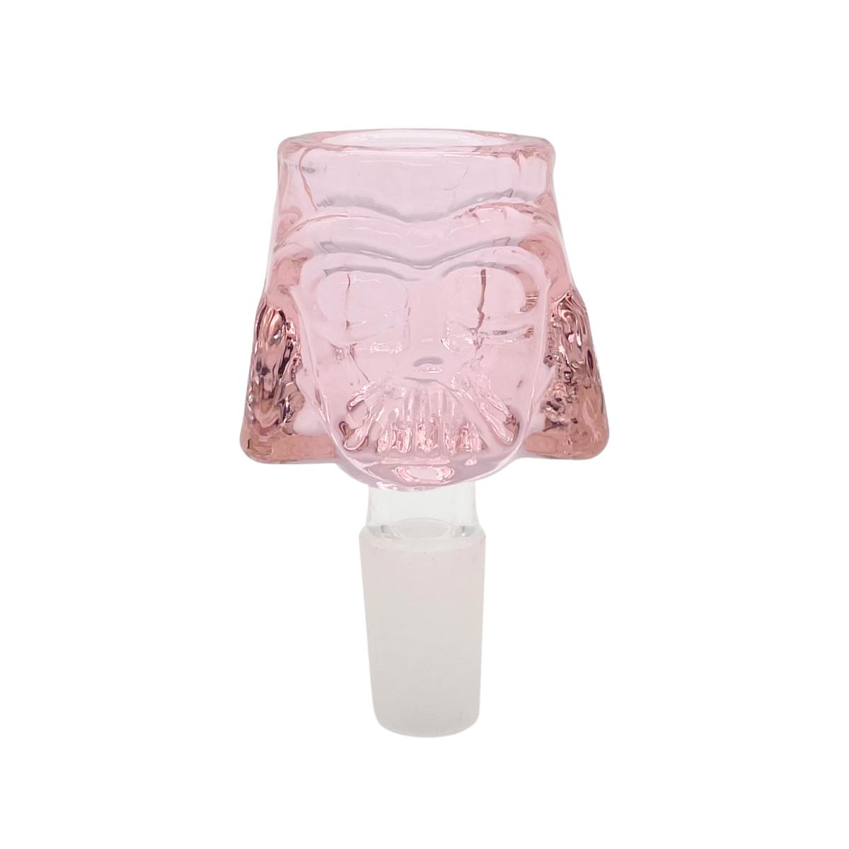 Pink Grinning Face Glass Bowl 14mm