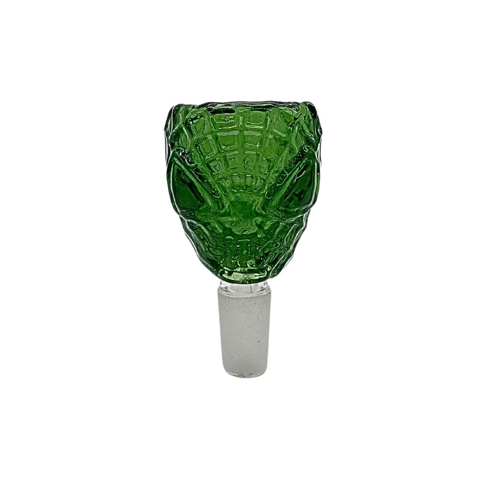 Green Spiderman Glass Bowl 14mm