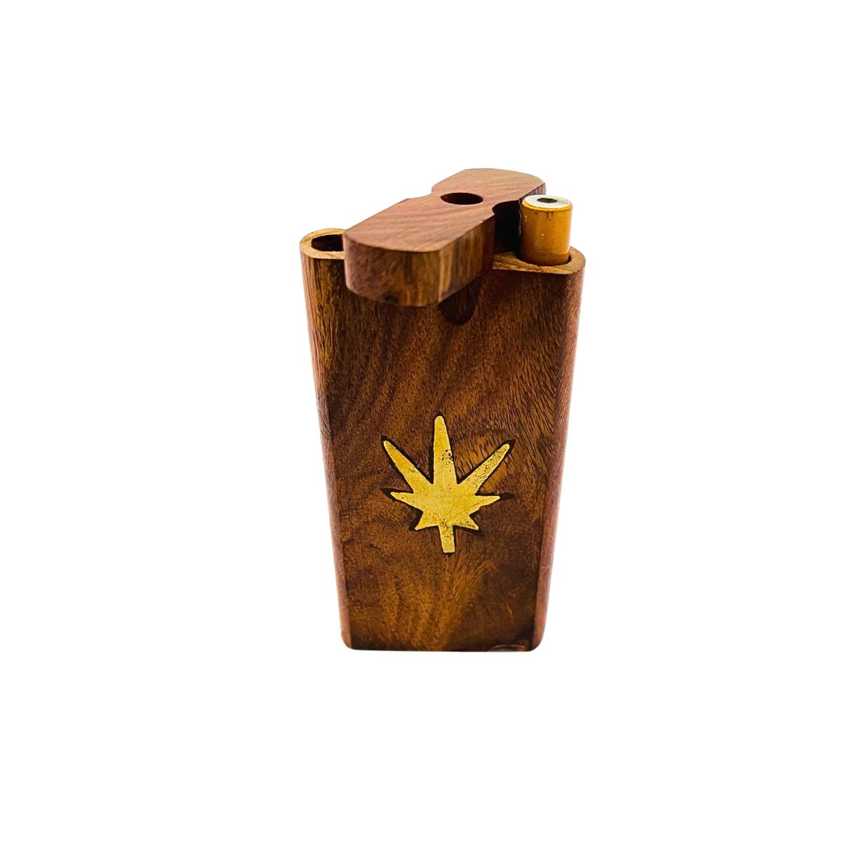 Leaf Engraved Wooden Dugout- Pack of 10
