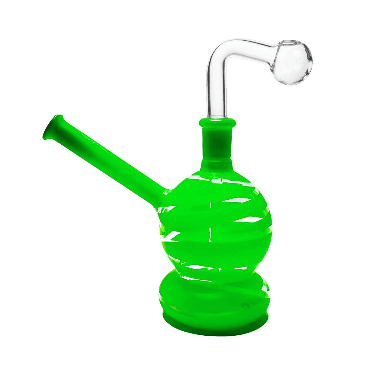 5" Mini Oil Bong - Green (Set of 2)