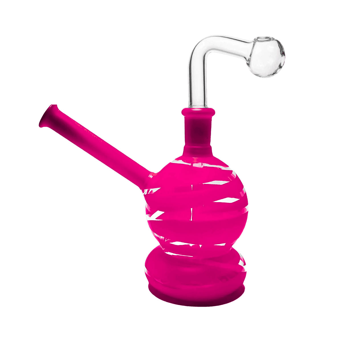 5" Mini Oil Bong - Hot Pink (Set of 2)