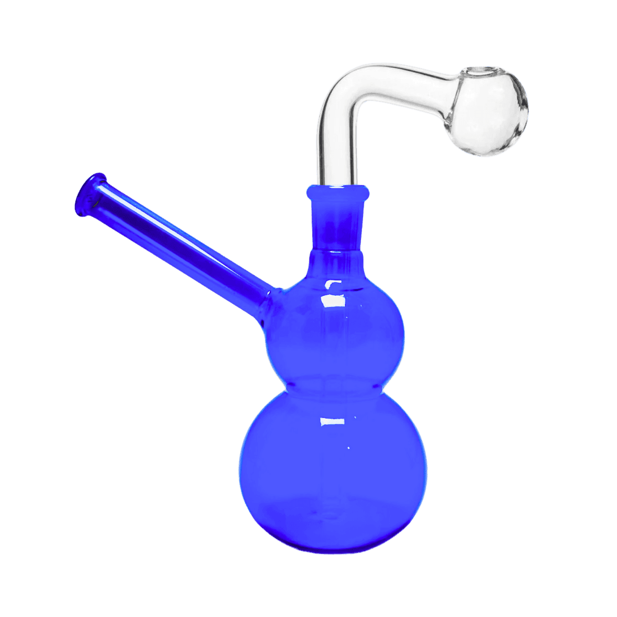 6" Oil Bong - Blue (Set of 4)