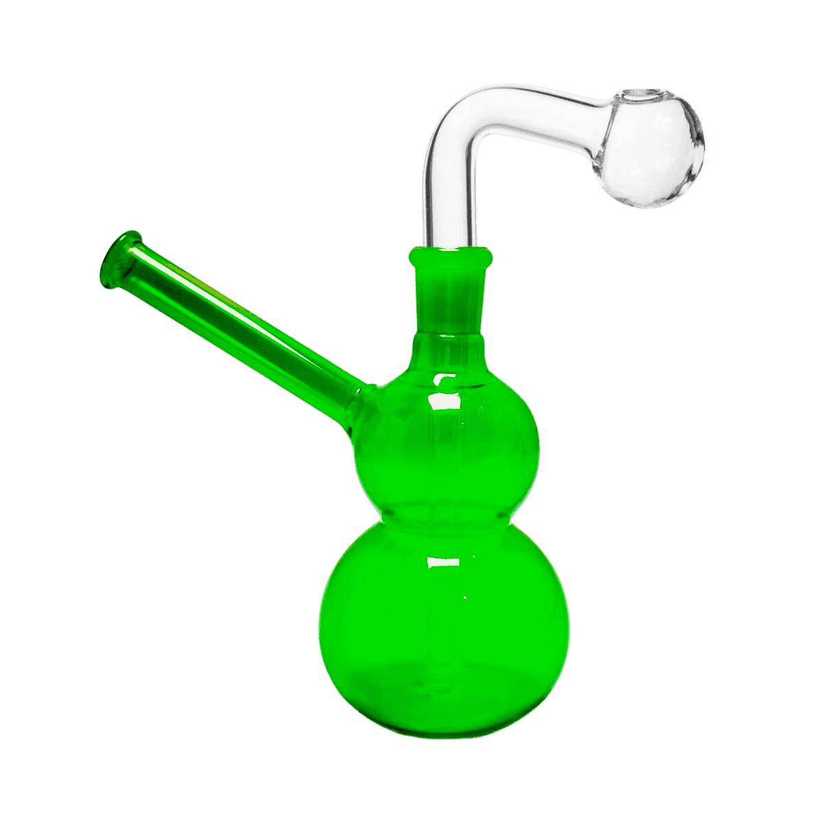 6" Oil Bong - Green (Set of 4)