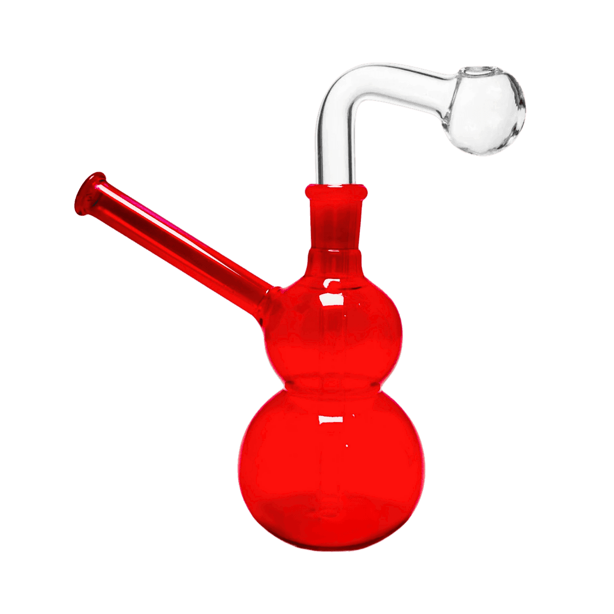 6" Oil Bong - Red (Set of 4)