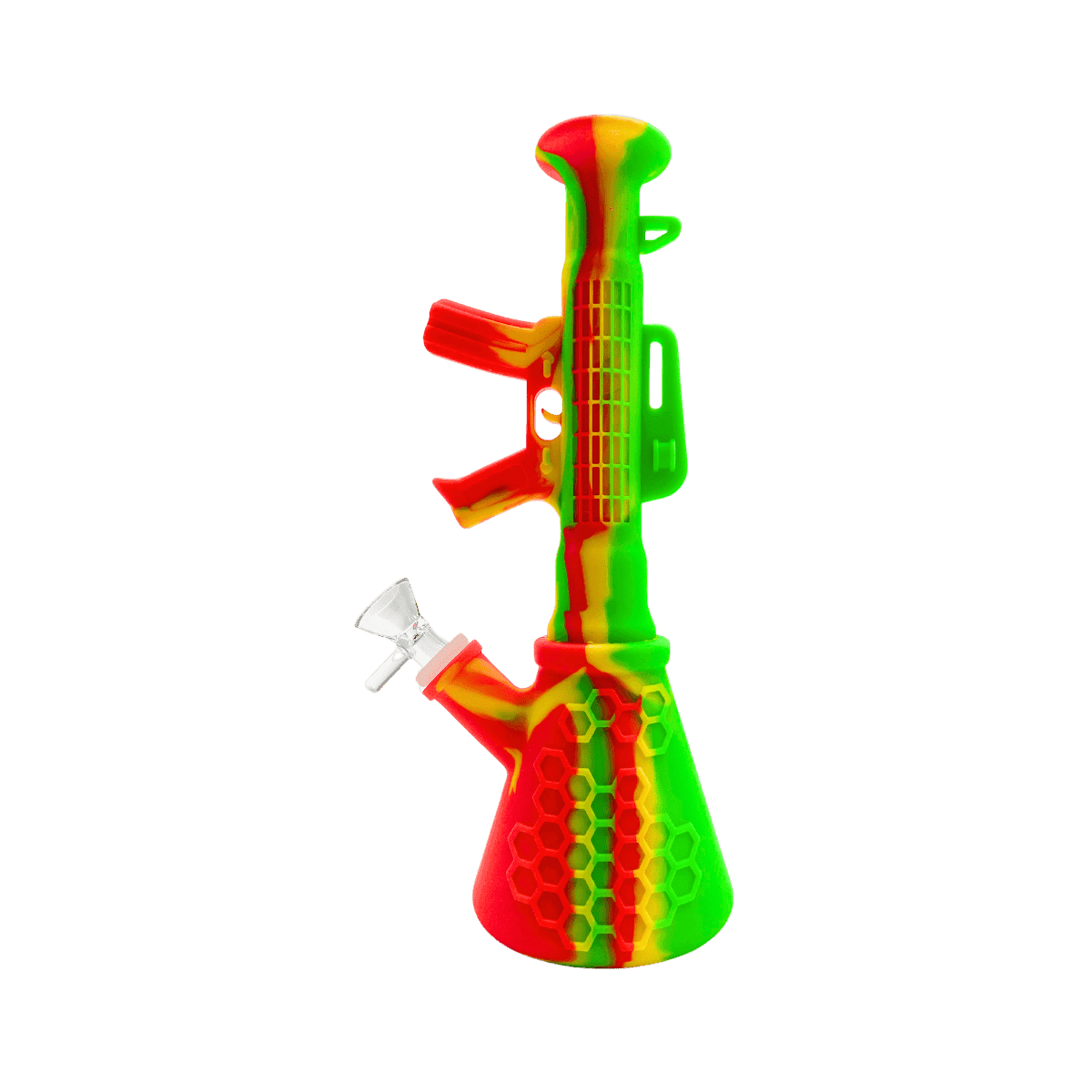 29 CM Silicon Gun Bong - Green