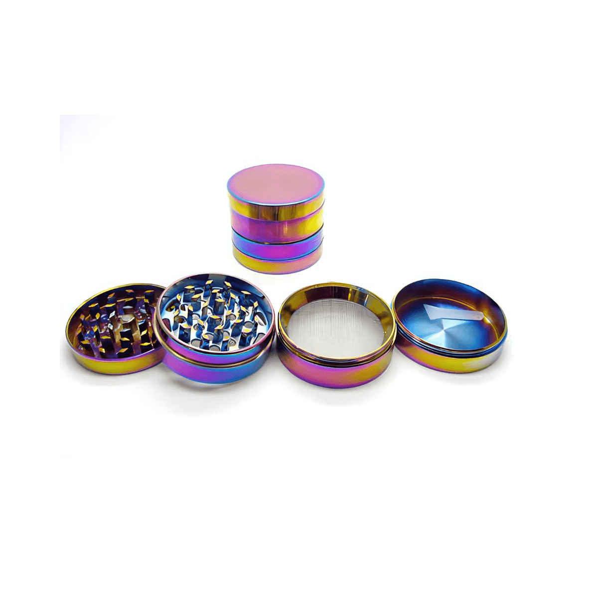 Oil Slick Rainbow Alloy Metal Grinders