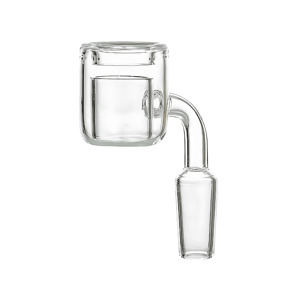 White Base Extra Wide Thermal Quartz Banger