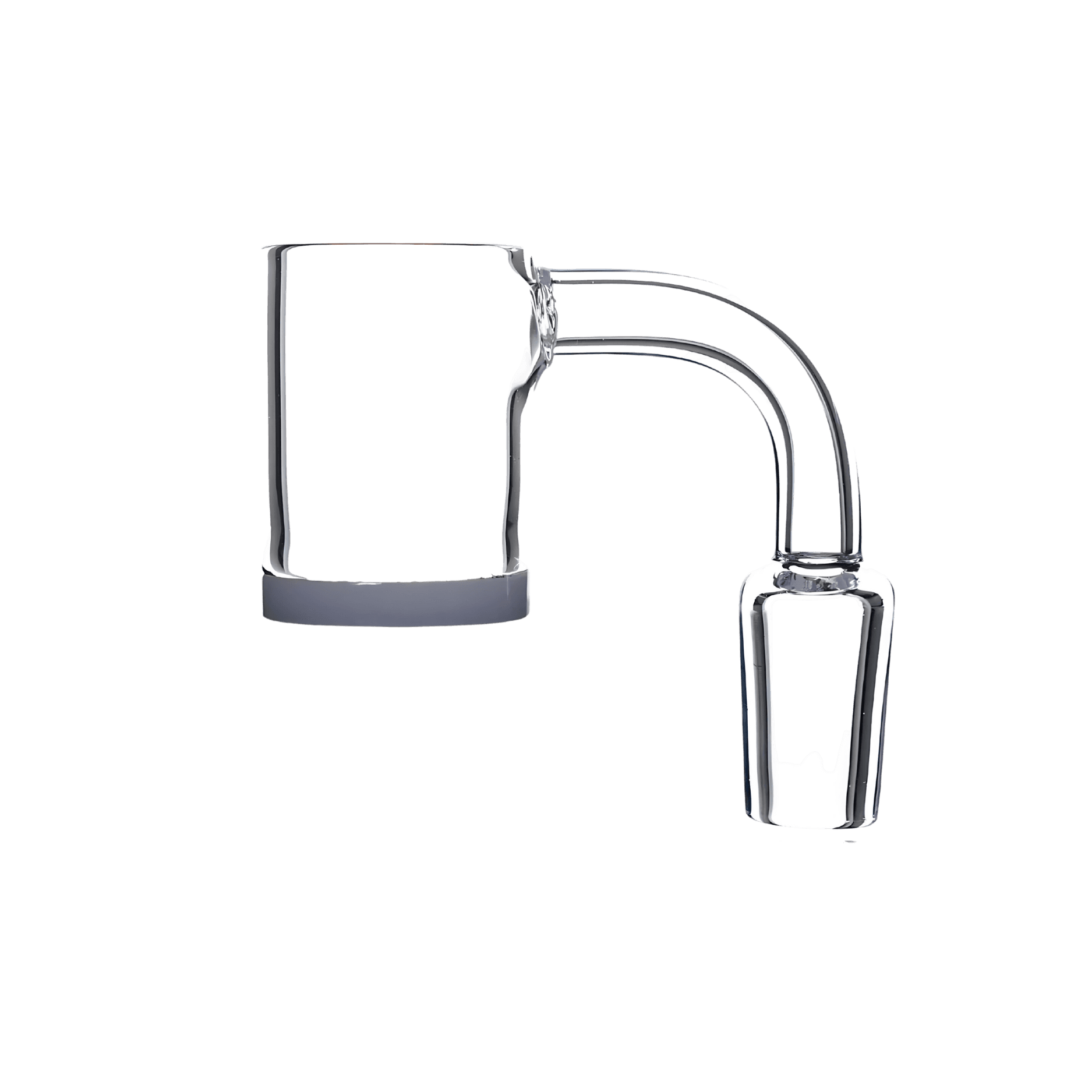 White Base Thermal Quartz Banger - 19mm Male, Pack of 6