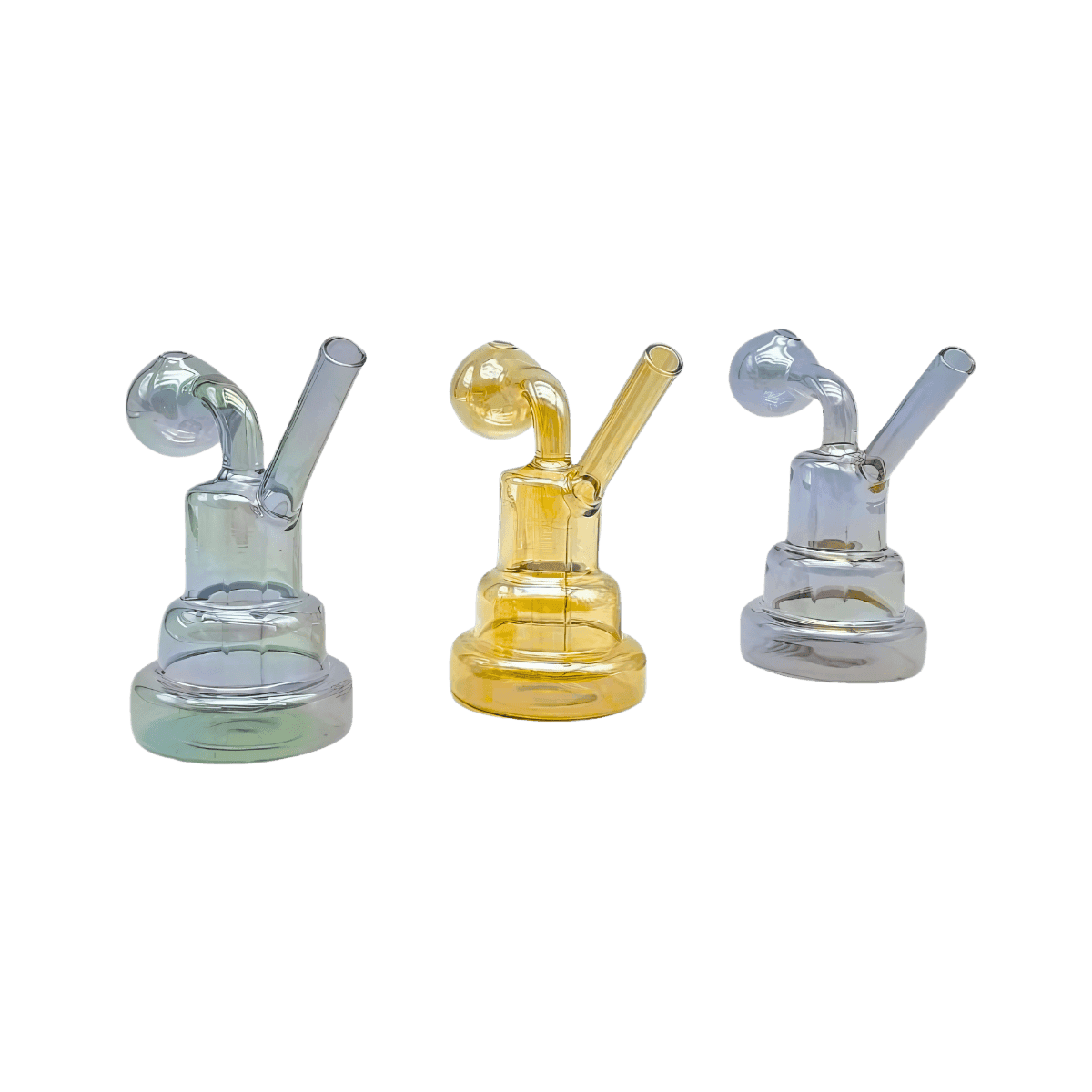 6" Birthday Cake Oil Bong - Assorted Colors (Set of 6)
